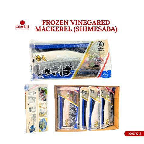 FROZEN VINEGARED MACKEREL (SHIMESABA) – Oishii foods