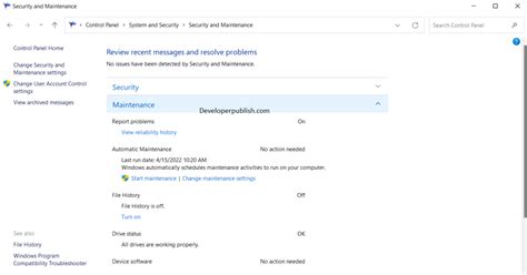 Image result for How to View Reliability History