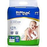 Buy Bumtum Baby Diaper Pants, Large Size, 62 Count, Double Layer ...