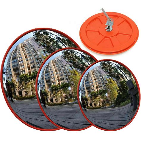 Buy Convex Mirror 60cm Road Traffic Safety Mirror Unbreakable 130 ...