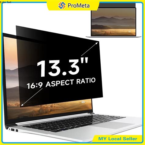 13.3" 14.1" 15.6 inch Laptop Privacy Screen Anti Glare Privacy Filter ...