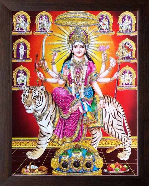 Art n Store: Goddess Durga/Ambe/Sherawali Maa in his 9 form, Religious ...