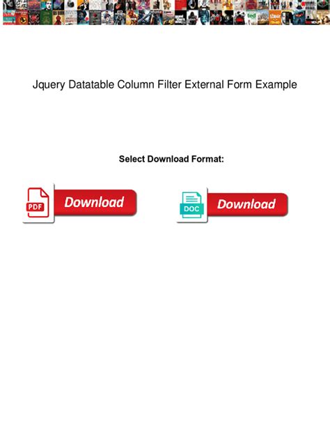 Image result for jQuery Datatable Column Dialog