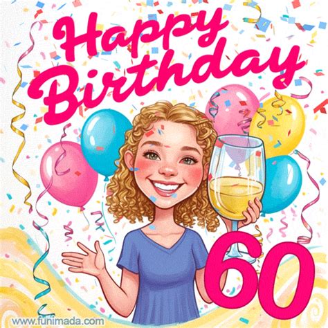 Happy 60th Birthday Animated GIFs - Download on Funimada.com