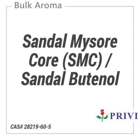 Sandal Mysore Core (SMC) / Sandal Butenol from Privi-Aromatic Chemicals ...