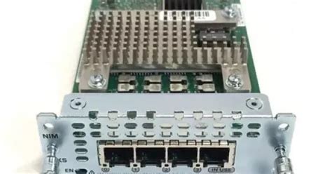 Cisco ISR 4000 Series 4 Port Network Card Interface Module NIM-4FXO