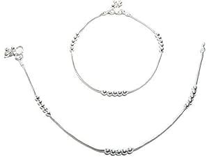 Shree Shobha Exceptionally Designed Silver Anklet Jewelry For Girls ...