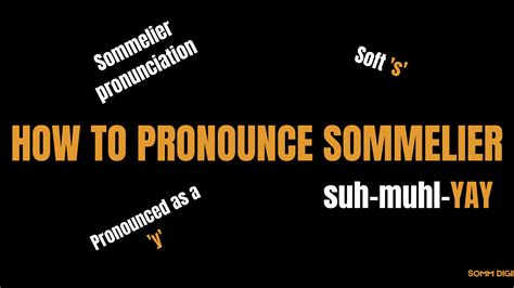 Learn How To Pronounce SOMMELIER In Different Languages.