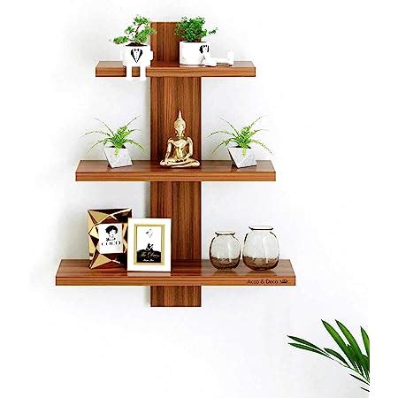 Dime Store Engineered Wood Wall shelf Home Decor items ,Glossy Finish ...
