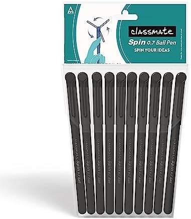 Classmate Hook- Blue & Black Ball Pens (Pack of 25) |Smooth & Fast ...