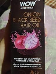 Buy WOW Skin Science Onion Black Seed Hair Oil - WITH COMB APPLICATOR ...