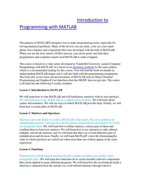 Image result for Introduction to Programming with MATLAB and Python Image