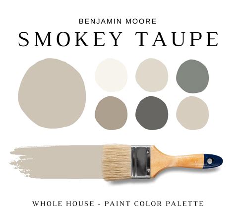 Smokey Taupe Benjamin Moore Colors