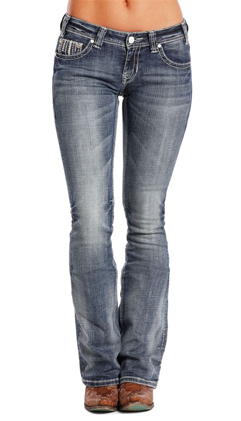 Rock & Roll Cowgirl Rival Low Rise Jeans | Womens low rise jeans, Low ...