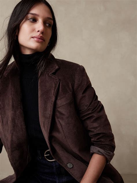Ama Italian Corduroy Blazer Costa Coffee Brown | Corduroy blazer ...