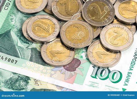 Bulgarian Money. Bulgarian Lev Banknotes. 50 BGN Levove Bills Stock ...