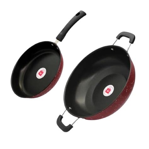 Buy LAZYwindow Nonstick Cookware Combo - Induction Friendly | Fry Pan ...