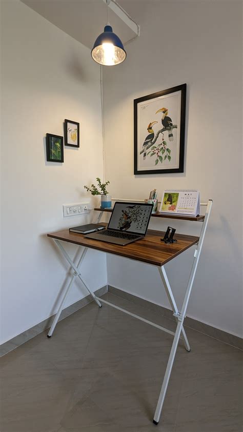 Blumuno X-Plus Folding Table (Posh Wooden Finish)