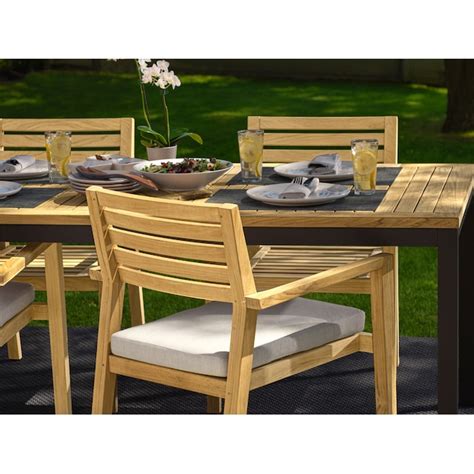 NewAge Products Rhodes 5-Piece Brown Patio Dining Set Aluminum ...