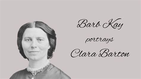 Barb Kay portrays Clara Barton, 1001 9th St, Highland, IL, United ...