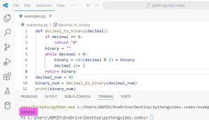 Image result for How to Convert Decimal into Binary Using Python Progrm