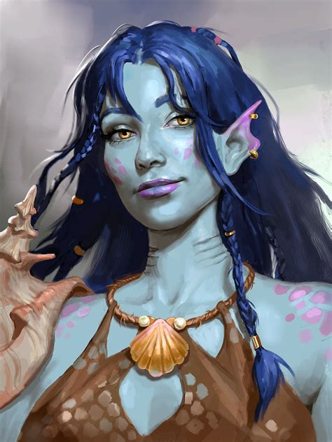 ArtStation - Shuri in 2024 | Dnd sea elf female, Character portraits ...