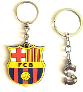 ShopTalk FCB football club And Alphabet letter S Key Chain Price in ...