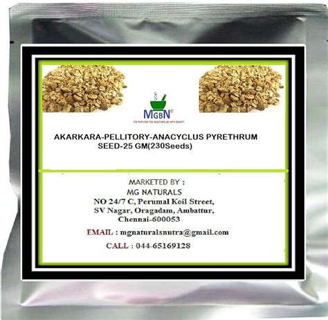AKARKARA-PELLITORY-ANACYCLUS PYRETHRUM SEED-25 GM (230 Seeds) : Amazon ...