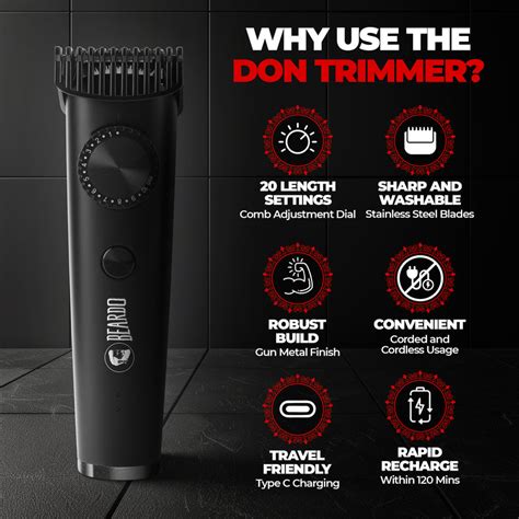 Beardo DON Power Trimmer-Hair Trimmer For Men – Beardo India