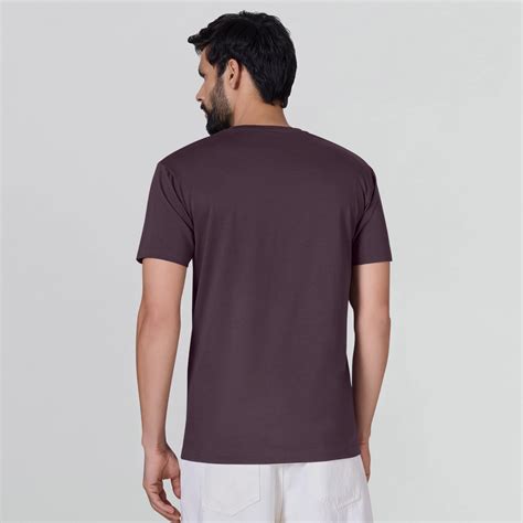 Iconique Supima Cotton T-shirt Plum Wine – XYXX Apparels