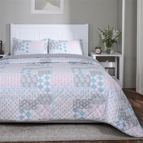 Buy MASPAR Sensory Bloom Cotton Ethnic Print Double Quilt from Maspar ...