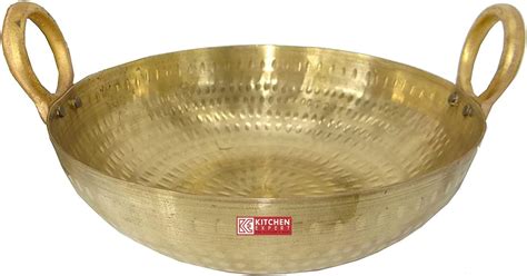 GB e-Global Brass Kadhai (3 L, Gold) : Amazon.in: Home & Kitchen
