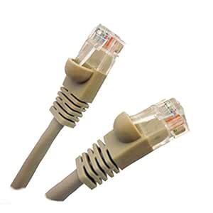 100' Gigabit Ethernet UTP Cable with Boots, Gray-Professional Cable ...