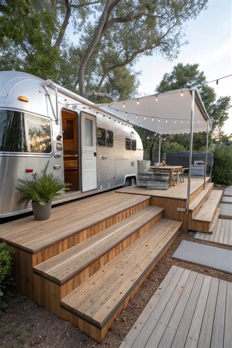 17+ Stylish Airstream Deck Ideas to Inspire You