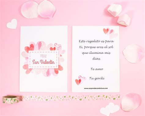 Tarjetas Para San Valentin Tarjetas Personalizadas Para San Valentín