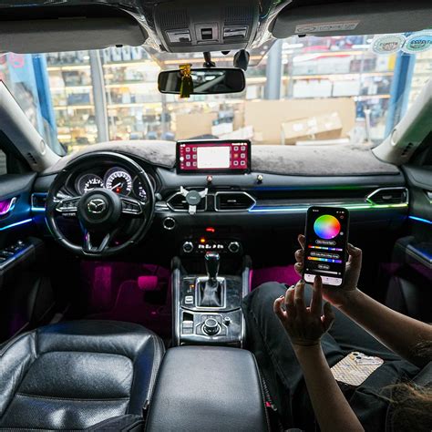 Độ Đèn LED Nội Thất Ma Trận Cho Xe Mazda CX5 2020 - Mười Hùng Auto