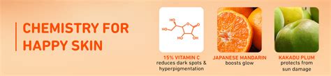 Plum 15% Vitamin C Face Serum with Mandarin for Dark Spots -10 ml ...