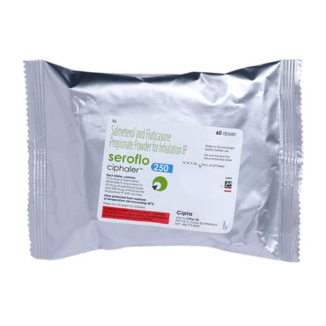 Seroflo 250 Ciphaler 60 mdi Price, Uses, Side Effects, Composition ...