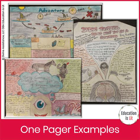 9 Creative One Pager Ideas – Education is Lit