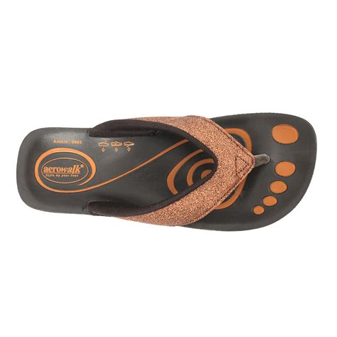 Aerowalk Women Slipper #0803 - BROWN – The Condor Trendz Store