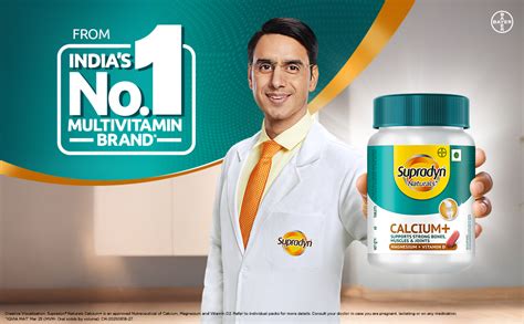 Supradyn Naturals Calcium with Vitamin D & Magnesium Tablets