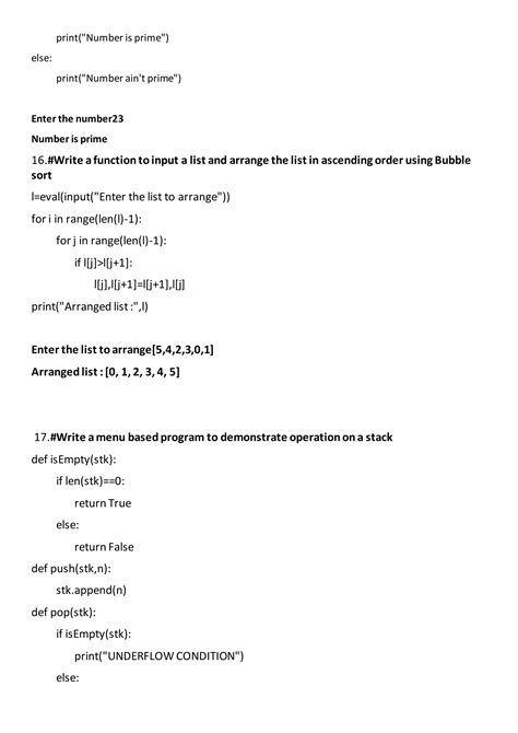 Class 12 Computer Practical Python File 的图像结果