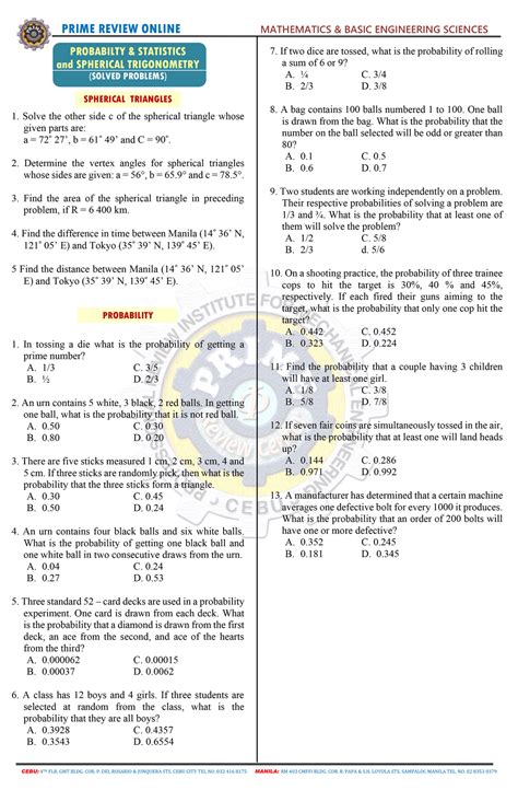 Image result for Example Problems of Statistics and Probability