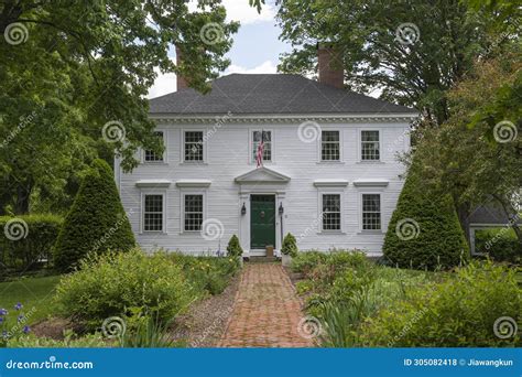Hollis Historic Town Center, New Hampshire, USA Stock Photo - Image of ...