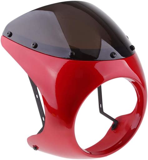 Buy Baosity 7 Motorcycle Universal Retro Headlight Fairing Wind Screen ...