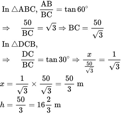 NCERT Solutions for Class 10 Maths Chapter 9 - Some Applications of ...