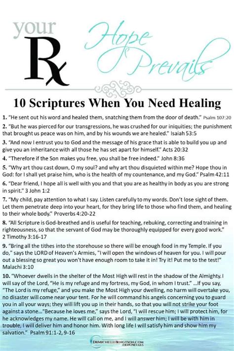 Image result for Printable 101 Healing Scriptures