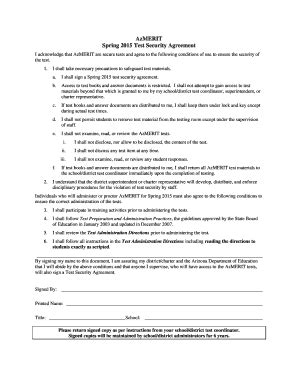 Fillable Online portals gesd40 S15-azmerit-security-agreement - Arizona ...