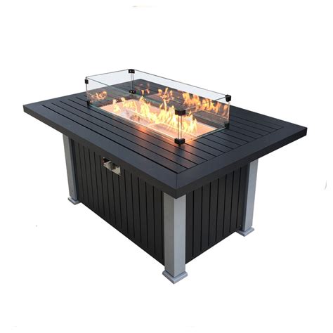 Image result for Rectangular Propane Fire Pit Table