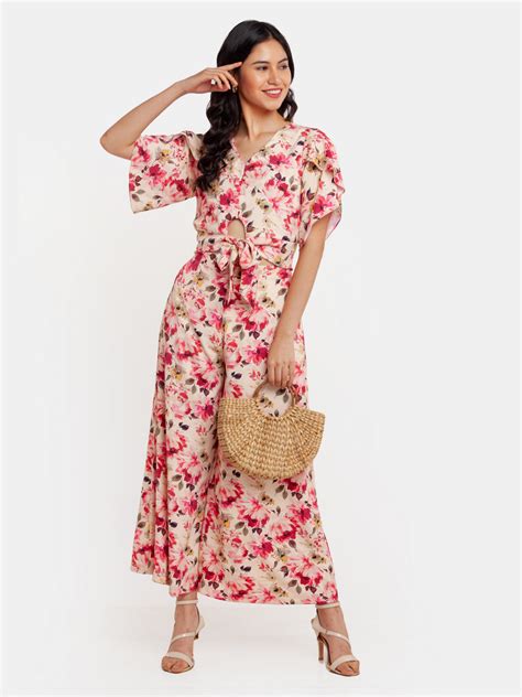 Buy Off White Printed Tie-Up Top For Women Online - Zink London